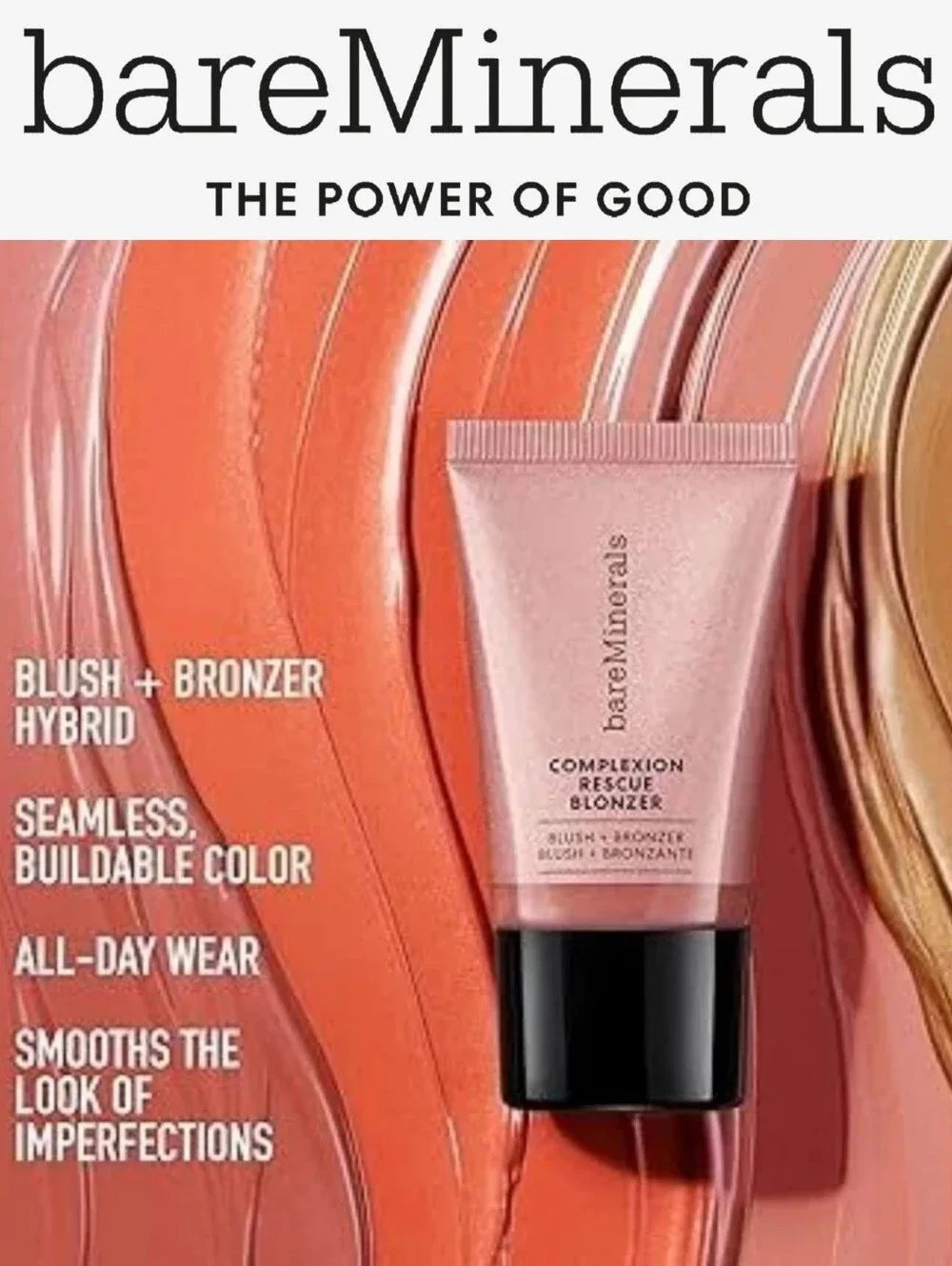 bareMinerals Kiss of Spice Blush & Bronzer Bronzing Drops - NEW